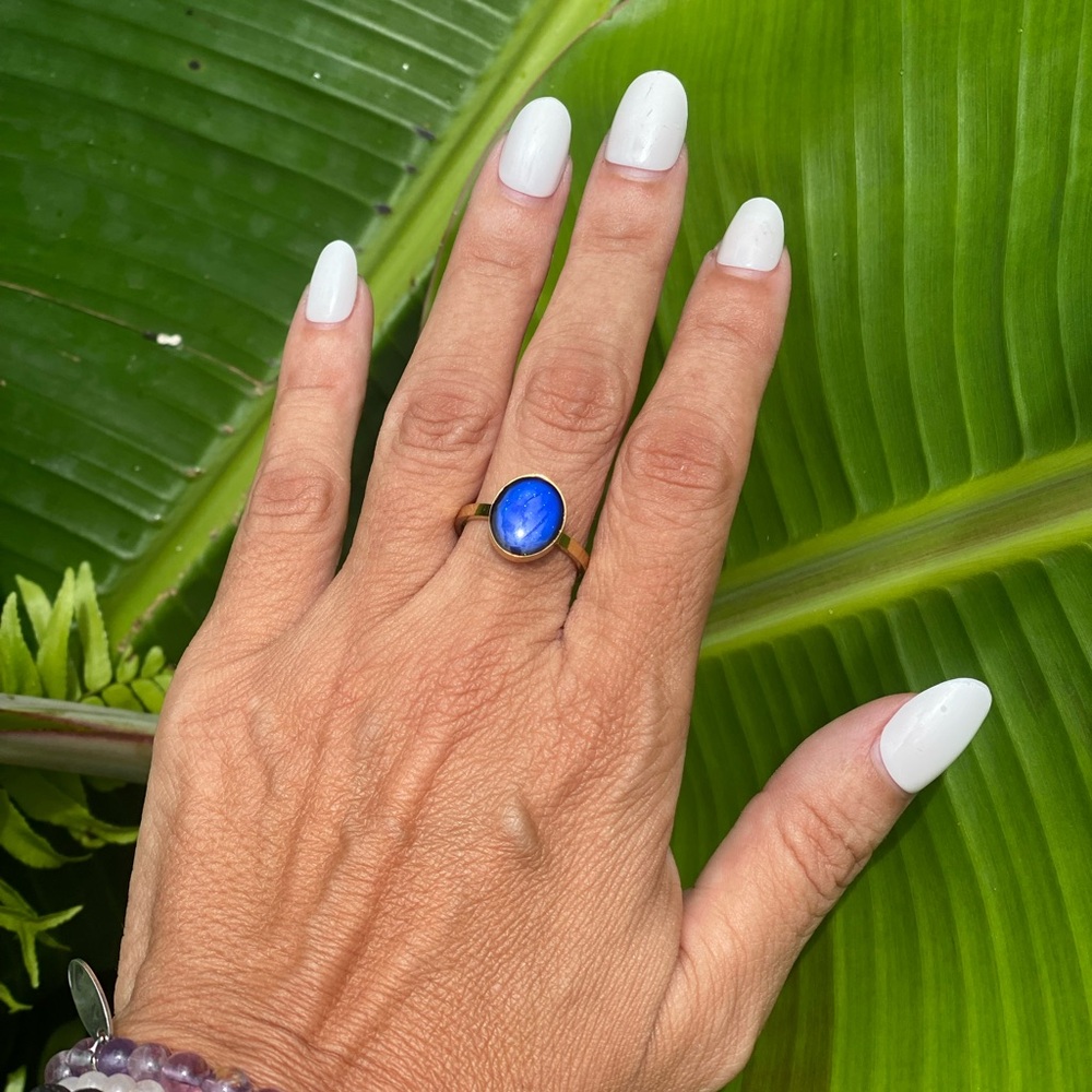Mood ring, brand new. Palm+Pinapple.